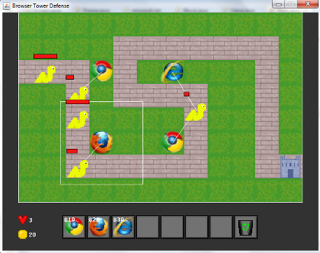 browser tower defense