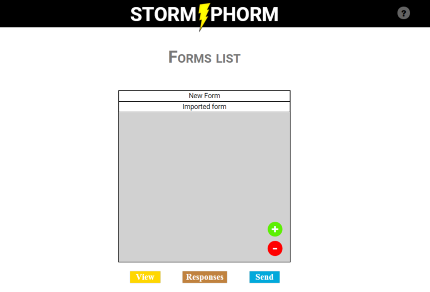 Storm Phorm App