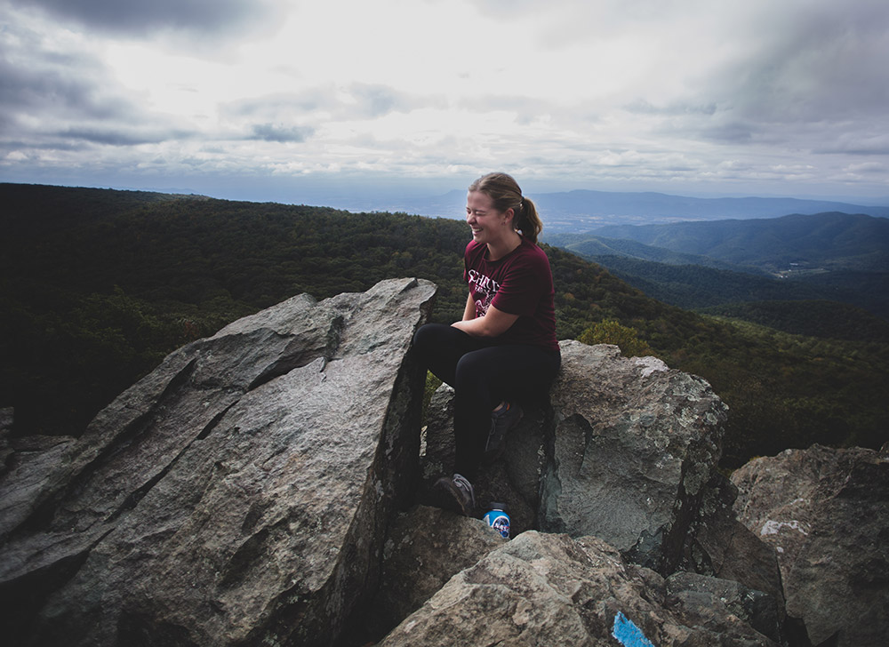 Hiking while Smiling