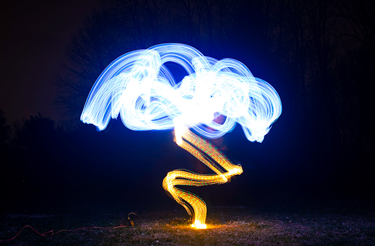 lightning light painting