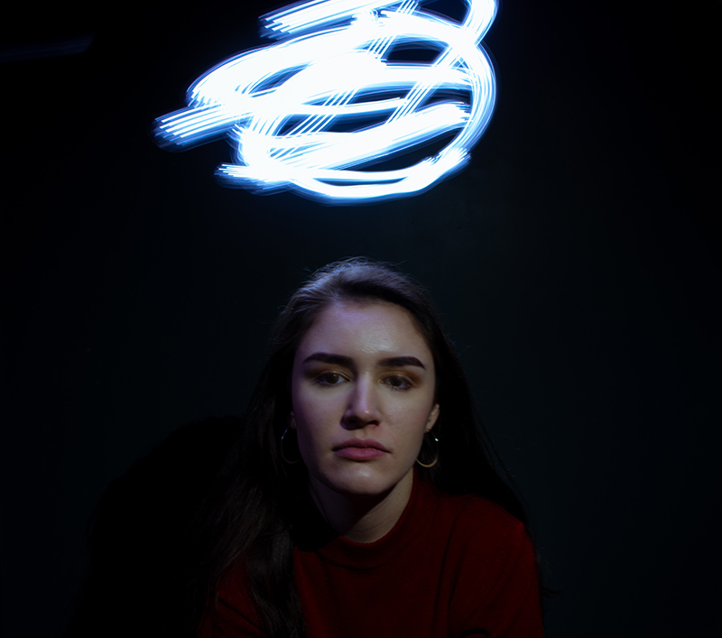 thoughts light painting