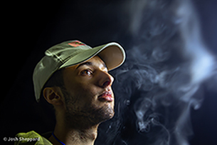 high detail smoke portrait thumbnail