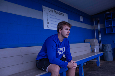 baseball dugout portrait picture